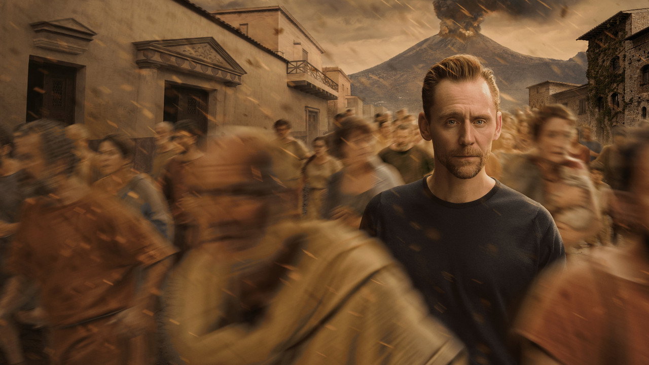 Poster della serie Pompeii: Out of Time with Tom Hiddleston